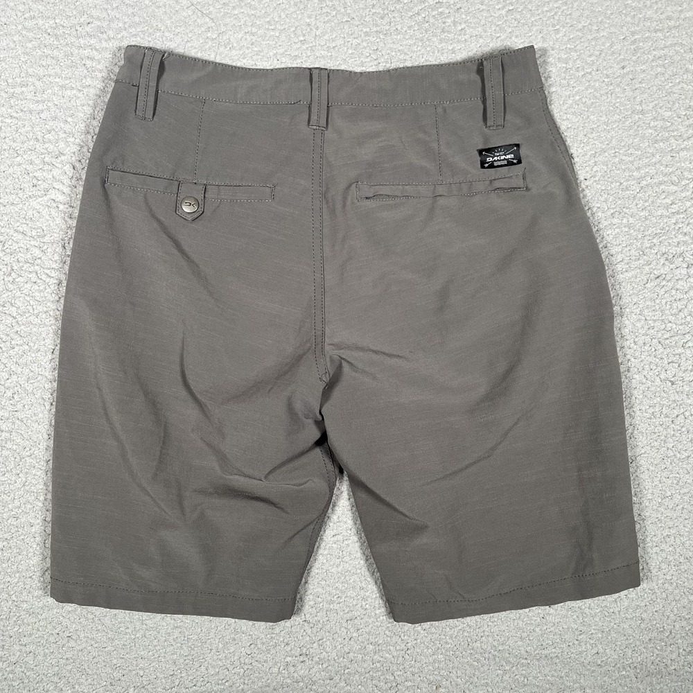 Dakine Shorts Mens 29 Gray Amphibian Hybrid Chino Quick Dry Casual Preppy Logo - Picture 11 of 14